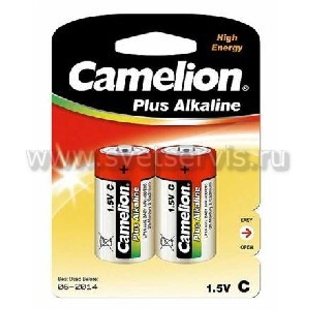 Батарейка LR14 / C Camelion Plus Alkaline BL*2