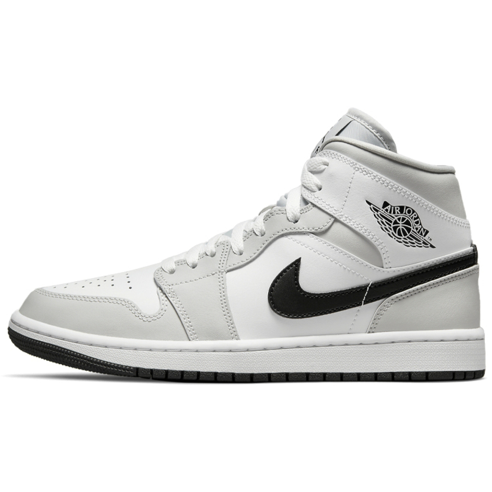 Кроссовки Air Jordan 1 Mid GS Grey Fog