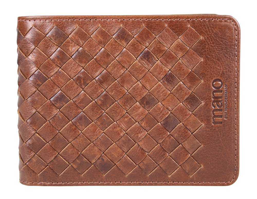 Бумажник коньячного цвета из натуральной кожи "Don Luca" MANO 1919 M191945602