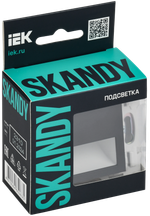 SKANDY Подсветка LED встраиваемая SK-L01Bl черный IEK