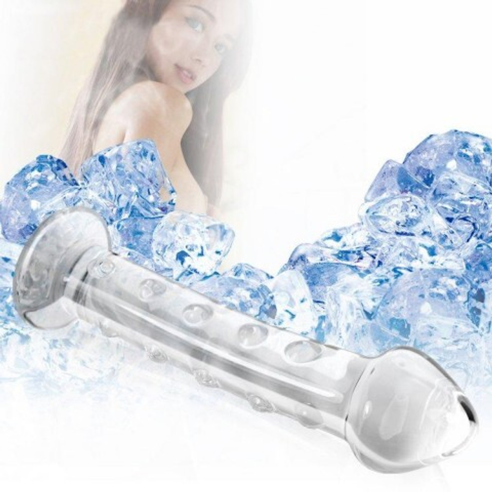 Стеклянный фаллоимитатор Lovetoy Romance (14,5×3,9 см)