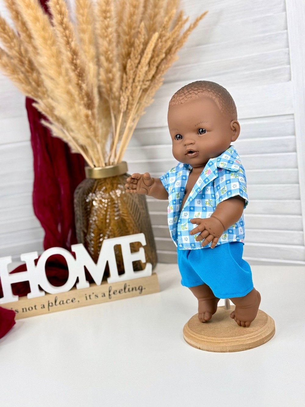 Кукла Manolo Dolls виниловая Obamin 33см (10025)