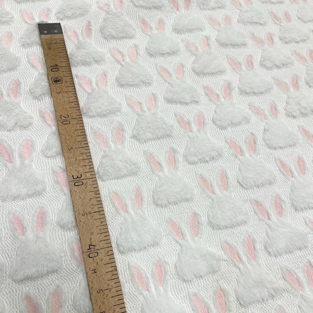 Искусственный мех Зайчики