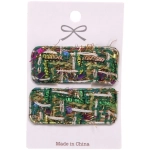 Зажимы для волос 2шт «New collection - Marina», микс 6 цветов, 6*2см