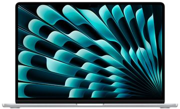 Apple MacBook Air 15" (M3, 8C CPU/10C GPU, 2024), 8 ГБ, 256ГБ SSD, серебристый