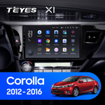 Teyes X1 10,2" для Toyota Corolla 2012-2016