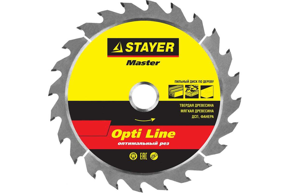 Диск пильный по дереву Оптимальный рез (200x32/30 мм; 36T) Stayer 3681-200-32-36_z01