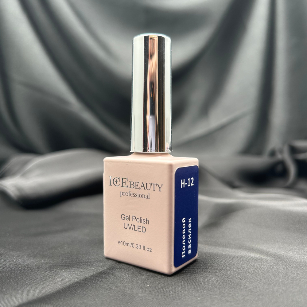 IceBeauty Гель-лак H-12 "Полевой василек", 10 мл