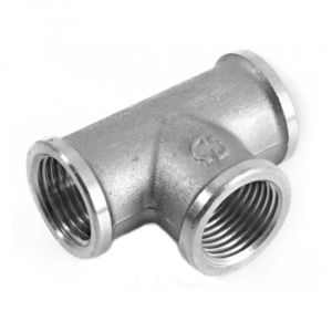 Тройники Stout c резьбой ВВ никелированные латунь SFT-0020