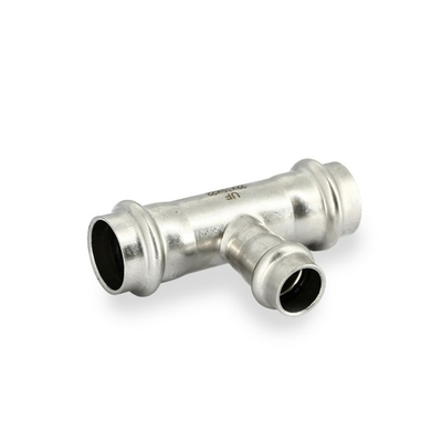 Тройник пресс 22 х 15 х 22, нержавеющая сталь