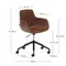 Рабочее кресло на колесиках Tissiana коричневое