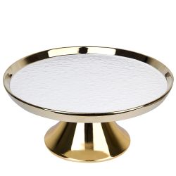 Блюдо на ножке " " 30,5х30,5х13см (фарфор) (подарочная упаковка)