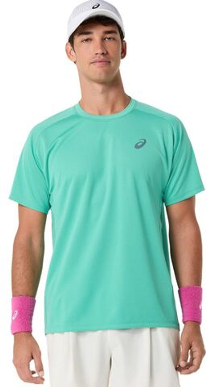 Теннисная футболка Asics Game Short Sleeve Top - aurora green