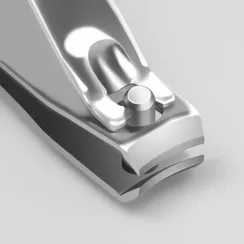 Кусачки-книпсер педикюрные, с пилкой, 7,6 см, фасовка 12 шт в коробке, цвет серебристый