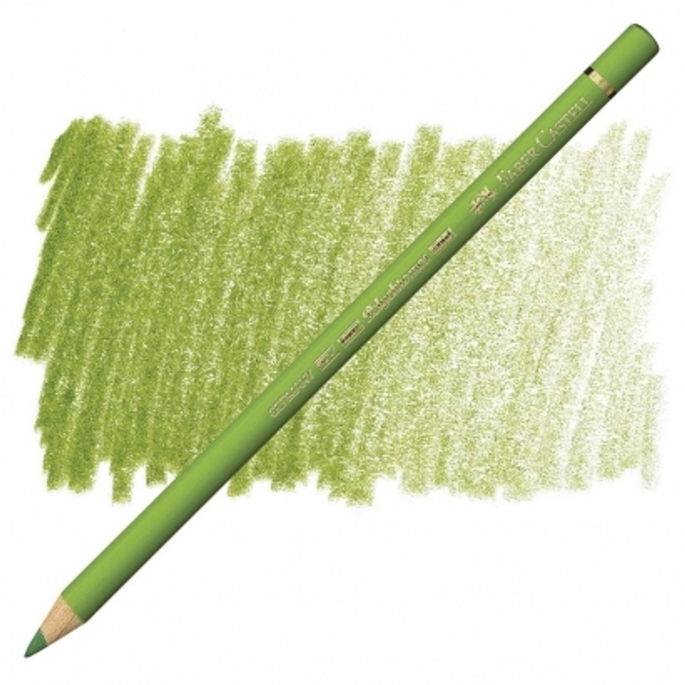 Карандаш художественный Faber-Castell "Polychromos", цвет 168 зелено-желтая земля