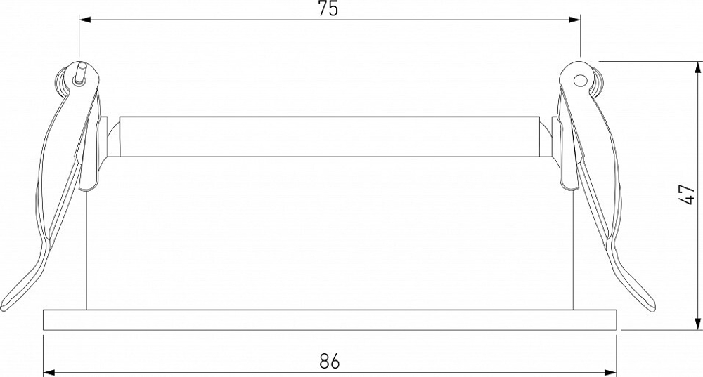 Встраиваемый светильник Elektrostandard Tune a065468