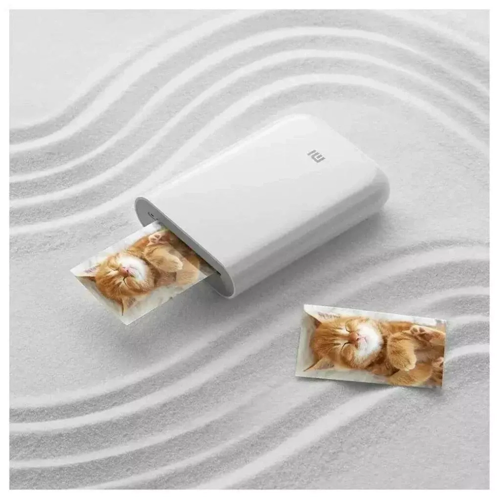 Принтер с термопечатью Xiaomi Mijia AR ZINK, цветн., меньше A6, белый