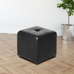 Пуф Николь Черный ЭкоКожа