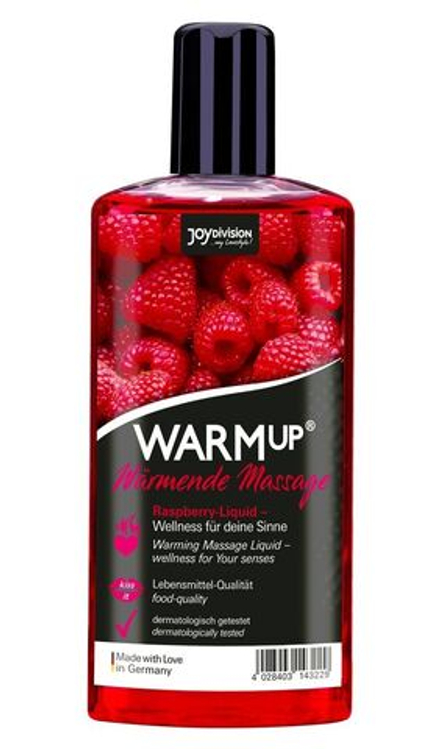 Массажное масло с ароматом малины WARMup Raspberry - 150 мл.