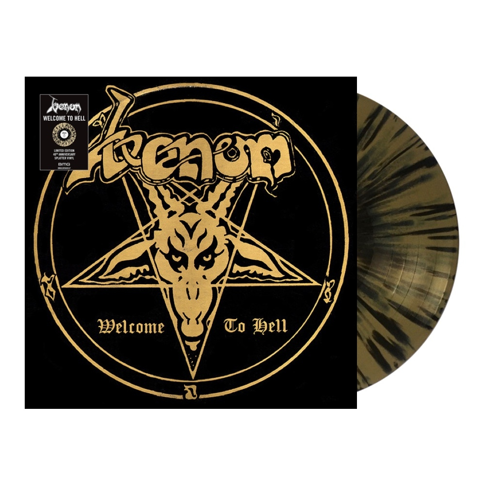 Venom Welcome To Hell 40th Anniversary (Gold/Black Splatter)