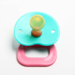 1476709 Соска-пустышка латексная классическая «Вишенка» с кольцом, от 0 мес., цвета МИКС