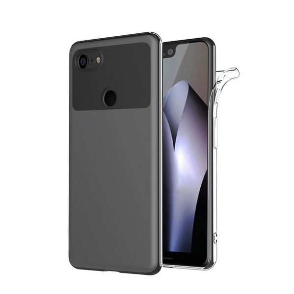 Силиконовый чехол для Google Pixel 3 (Прозрачный)
