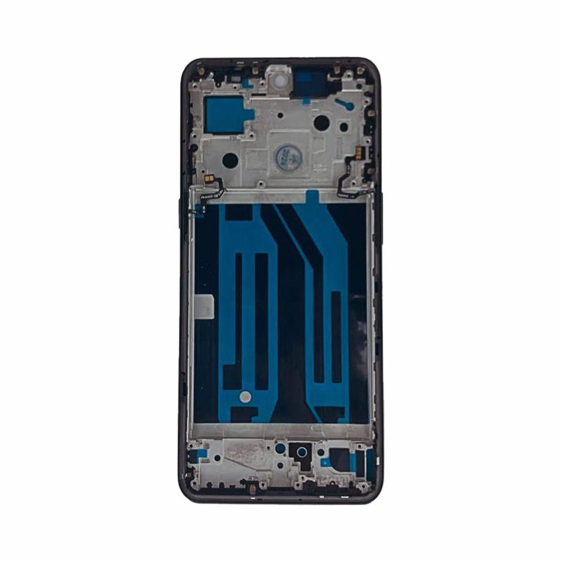 Средняя часть корпуса (рамка) для OnePlus 10T черная (Moonstone Black)