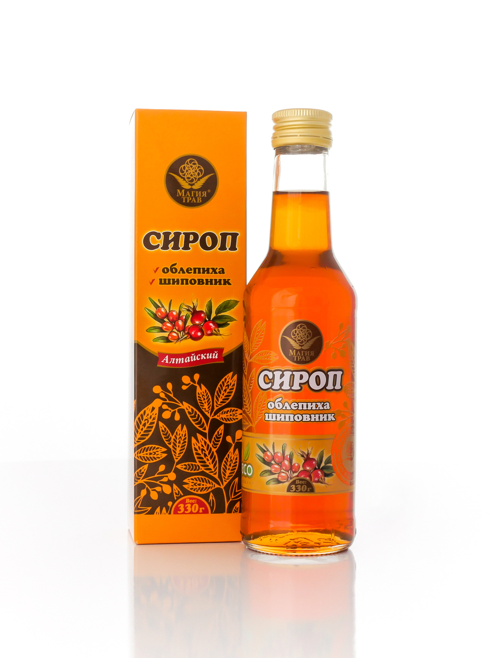Сироп «Алтайский» Облепиха , шиповник. «МАГИЯ ТРАВ»
