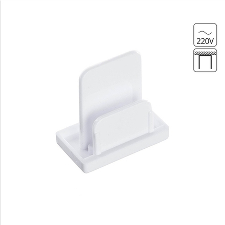 Заглушка торцевая белая Arte Lamp TRACK ACCESSORIES для накладной ТС