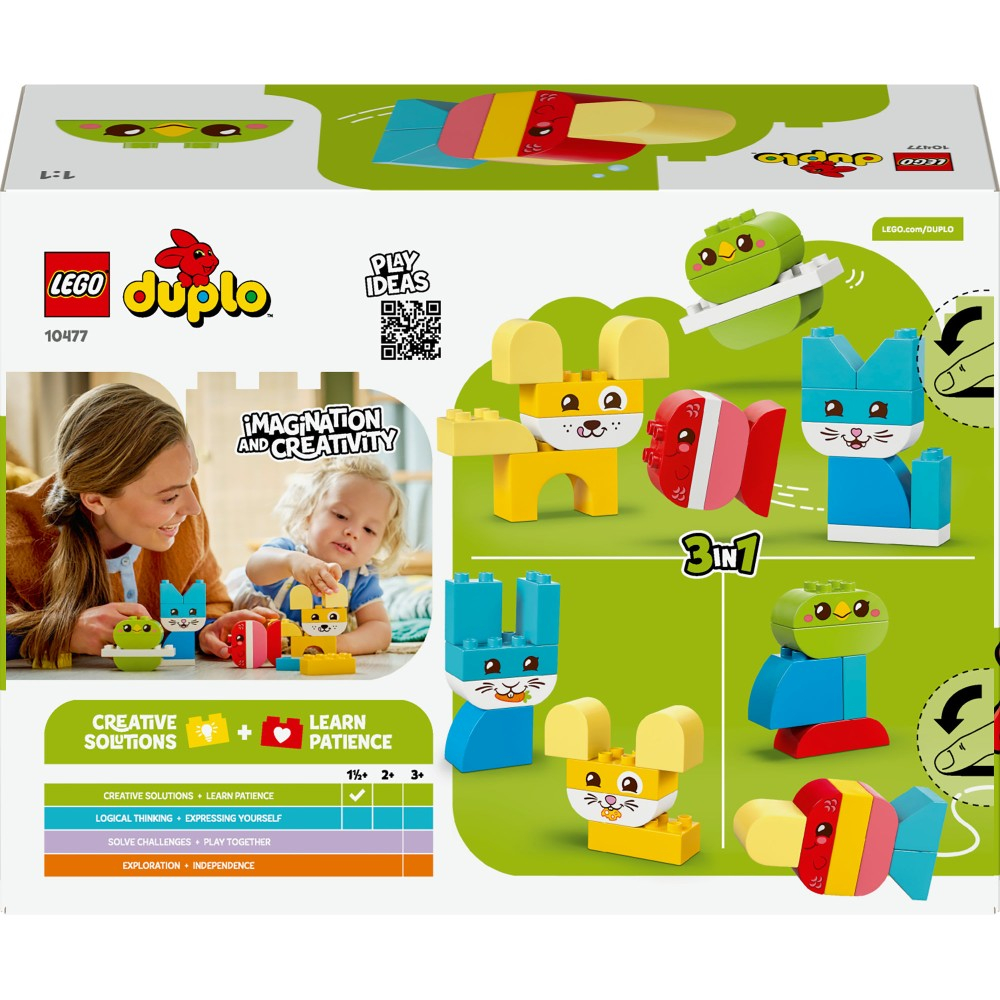 LEGO DUPLO - Творческие животные 3 в 1 10477