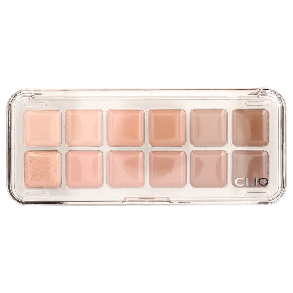 Clio, Pro Eye Palette Air, оттенок 08 латте, 1 шт.