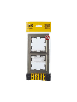 Рамка 2-м BRITE РУ-2-БрШ шампань IEK BR-M22-K37