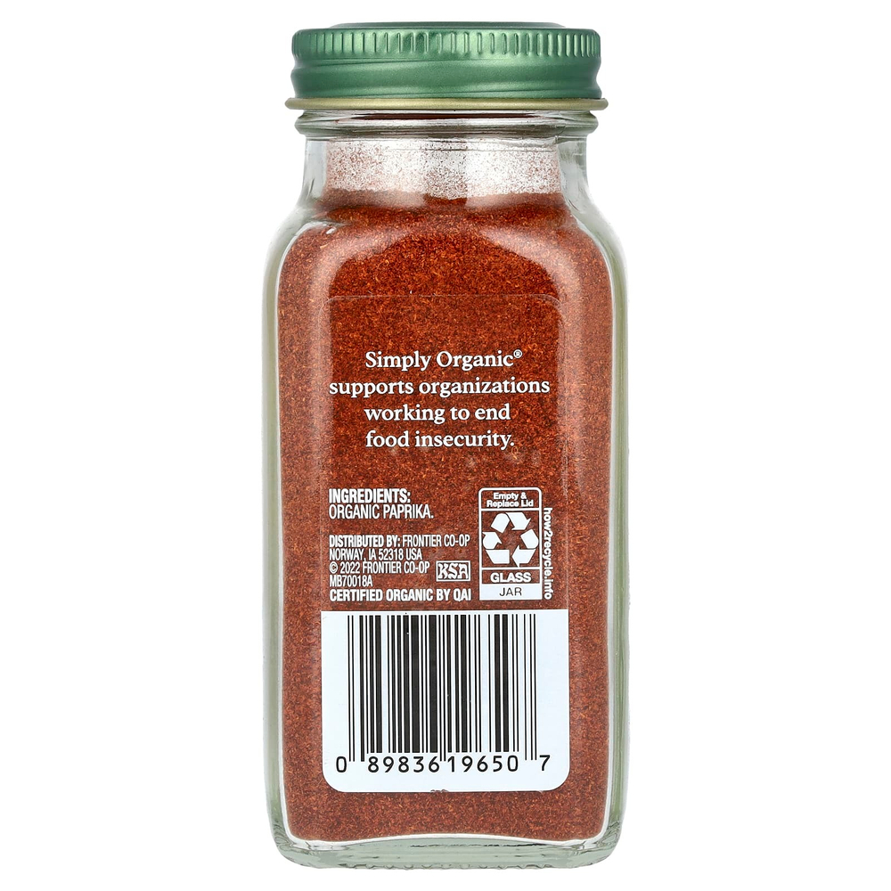 Simply Organic, Острая паприка, 81 г (2,86 унции)