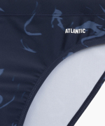 Плавки мужские спорт Atlantic, 1 шт. в уп., полиамид, темно-синие + голубые, KMT-339