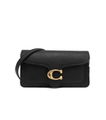 Кожаная сумка-мессенджер Tabby Coach - черный(CE772)