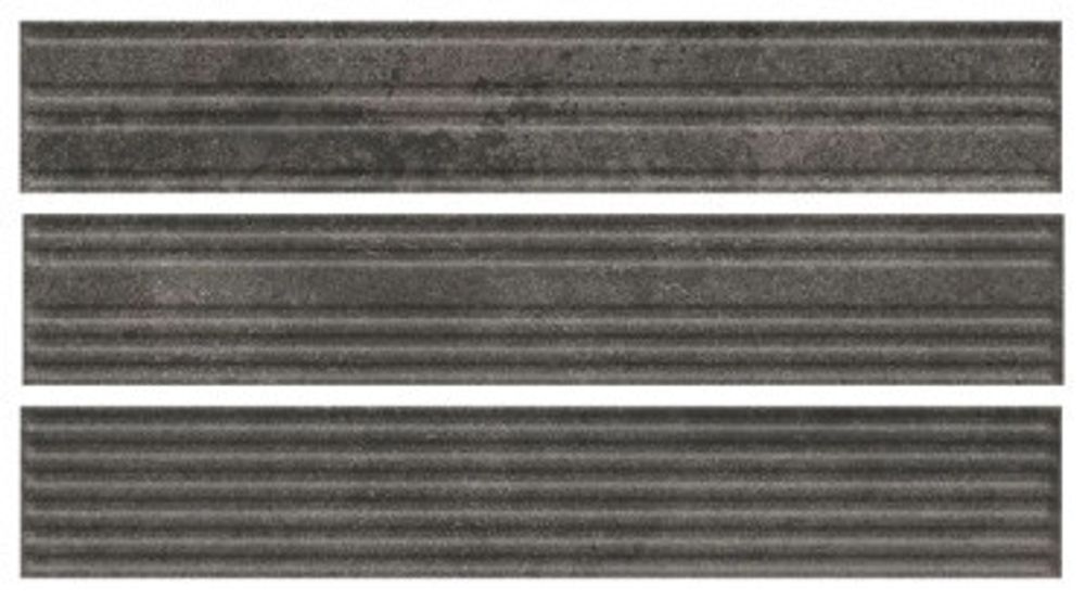 Настенная плитка Carrizo Basalt Elewacja Struktura Stripes Mix Mat