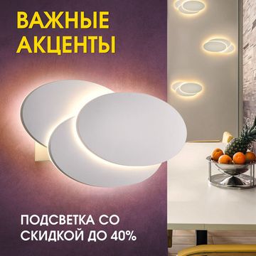 Важные акценты. Подсветка Elektrostandard со скидкой до 40%.