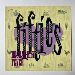 Винтажная виниловая пластинка LP The Fifties Rockabilly Fever (UK 1989)