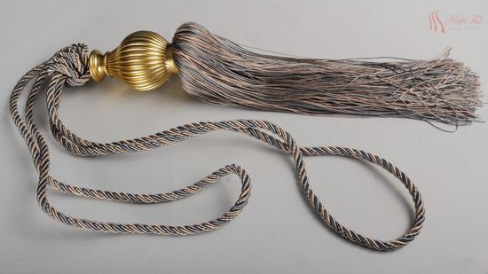 Подхваты-кисти для штор 2шт. светло-голубой