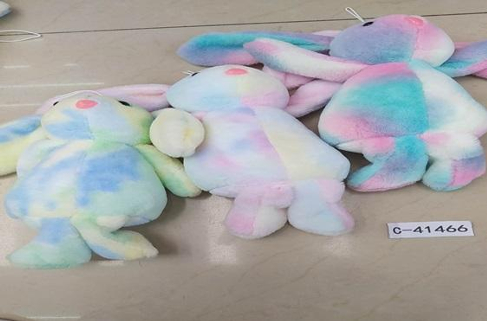 Мягкая игрушка Заяй радужный 28 см, C-41466