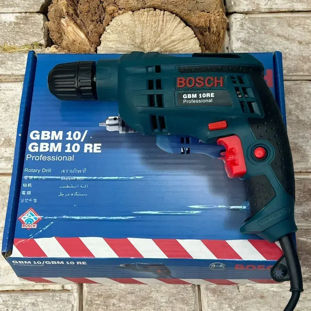 Дрель сетевая электрическая / Электродрель 450 Вт / Дрель ручная от сети