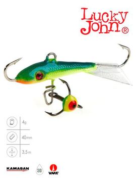 Балансир Lucky John FIN 3 с тр. 40мм/29 блистер