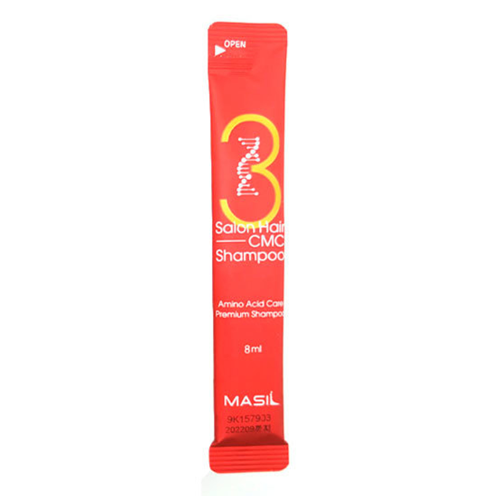 Восстанавливающий профессиональный шампунь с керамидами Masil 3 Salon Hair CMC Shampoo  8 мл