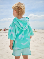 Пончо и шорты в комплекте для мальчика Next E92-324, Мятный