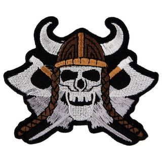 Нашивка Викинг череп (373)