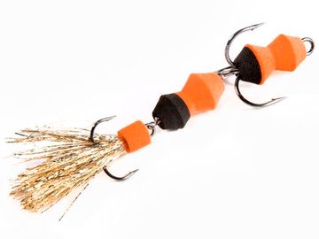 Приманка джиг. LJ PENNON TIPSYWORM оранж./черн. в блистере