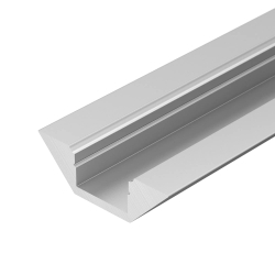 Профиль с экраном ALU-CORNER-2000 ANOD+FROST (Arlight, Алюминий) 014900