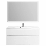 Тумба с раковиной BelBagno MARINO-H60-1100 Bianco Lucido
