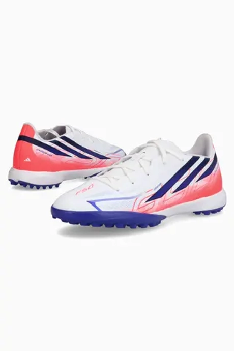 Сороконожки adidas F50 Hyperfast League TF Junior - белый