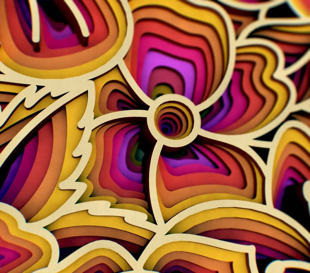 Мандала Сердце от SamCraft - сборные объемные 3D картины из дерева своими руками